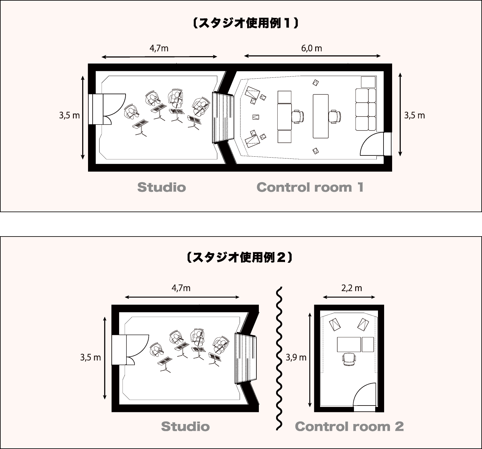 studio floor map